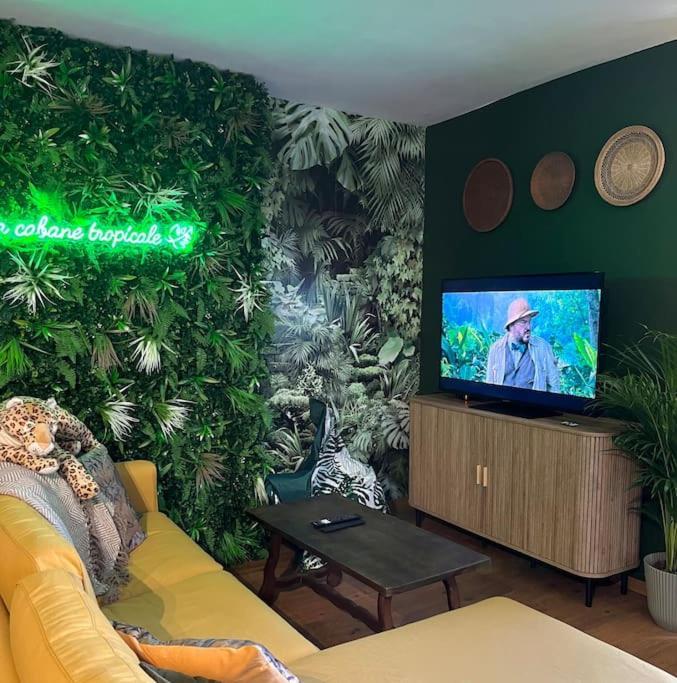 La Cabane Tropicale Pontorson Extérieur photo
